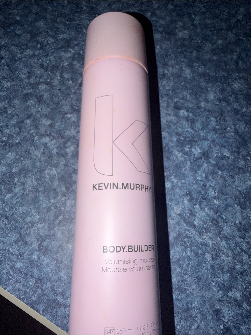Used once KEVIN.MURPHY Body.Builder Volumising Mousse – Pale Pink Can